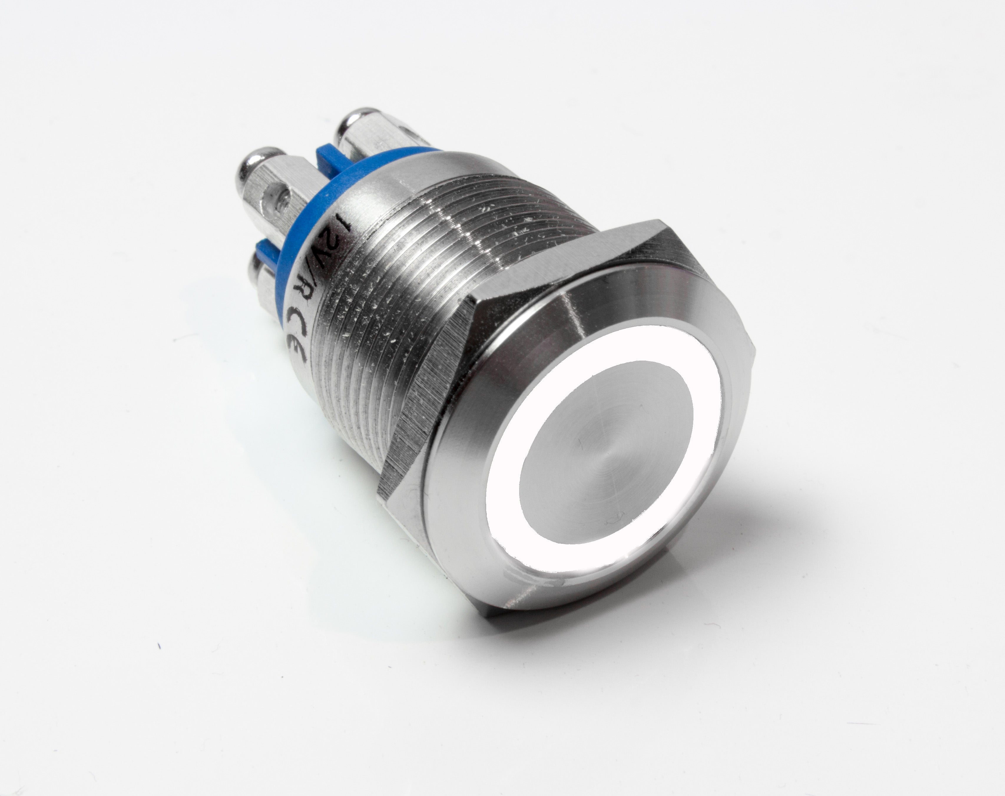 LED Taster - mit Schraubkontakten - 19 mm Durchmesser - IP 67