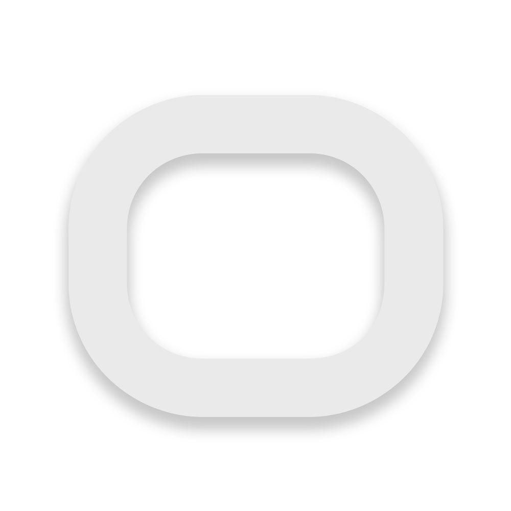 Weiß pulverbeschichtete Hausnummern Ziffern und Buchstaben in verschiedenen Höhen wählbar Schrift AUDIOWIDE aus Edelstahl V2A