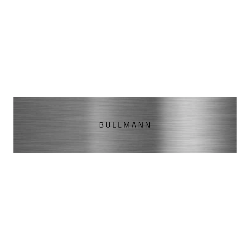 V2A Edelstahlschild in verschiedenen Größen, individuell personalisierbar.