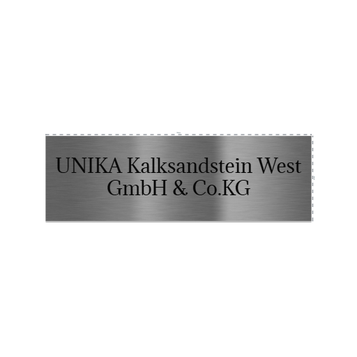 Edelstahlschild mit eigenem Motiv – Wunschmaß & UV-Druck