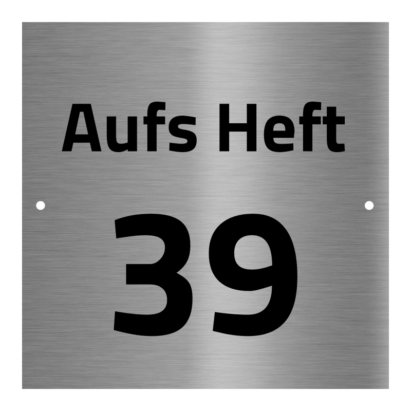 Edelstahl Hausnummernschild graviert 10×10 cm, 15×15 cm oder 20×20 cm