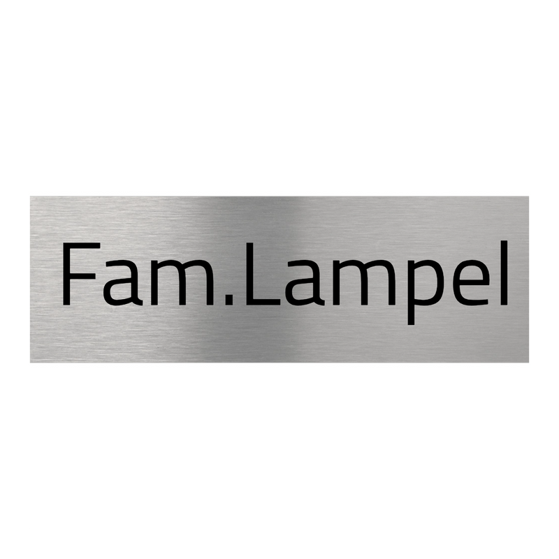 V2A Edelstahlschild in verschiedenen Größen, individuell personalisierbar.