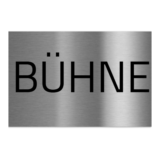V2A Edelstahlschild in verschiedenen Größen, individuell personalisierbar.