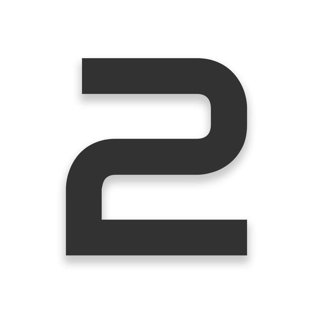 Edelstahl Hausnummern Ziffern und Buchstaben in verschiedenen Höhen wählbar - anthrazit RAL7016 - Schrift AUDIOWIDE