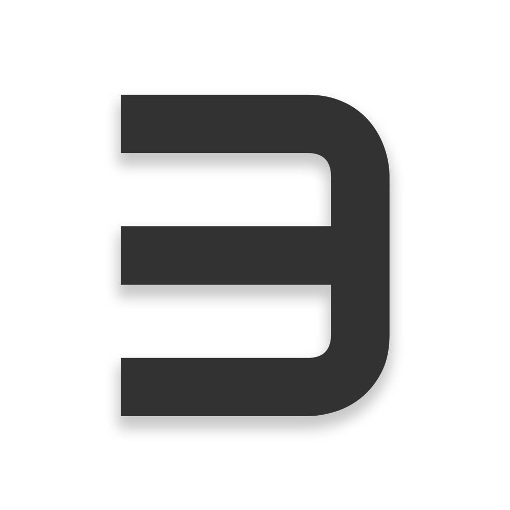 Edelstahl Hausnummern Ziffern und Buchstaben in verschiedenen Höhen wählbar - anthrazit RAL7016 - Schrift AUDIOWIDE