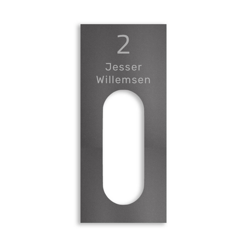 Reolink Türklingel Dekorschild V2A Edelstahl - 20x16cm / 10x23cm