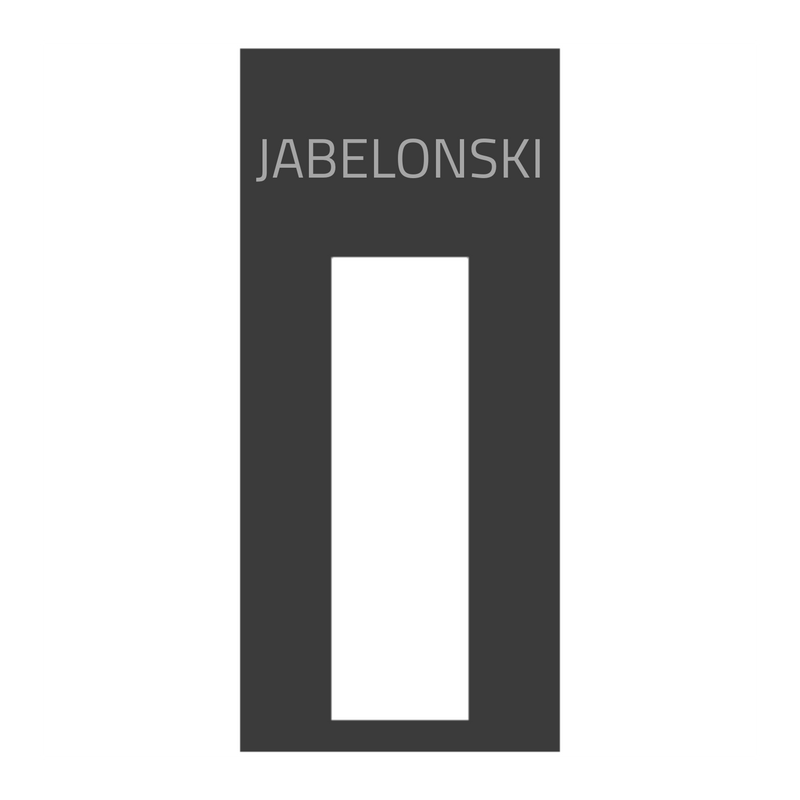 Dekorschild für "Eufy E340"aus V2A Edelstahl - 18 x 20 cm  oder 22 X 10 cm- Weiß / Anthrazit pulverbeschichtet oder Edelstahl gebürstet