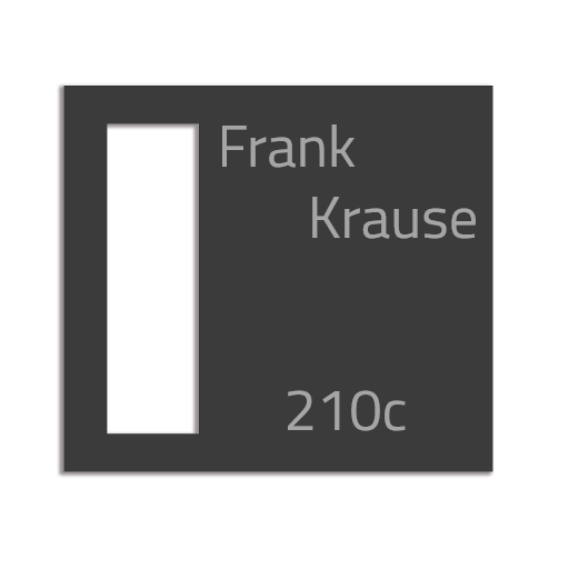 Dekorschild für "Eufy E340"aus V2A Edelstahl - 18 x 20 cm  oder 22 X 10 cm- Weiß / Anthrazit pulverbeschichtet oder Edelstahl gebürstet