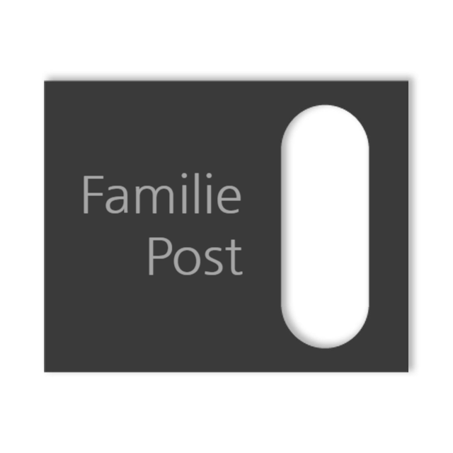 Dekorschild für "Reolink Smarte Video Türklingel"aus V2A Edelstahl - 20 x 16 cm  oder 10 X 23 cm- Weiß / Anthrazit pulverbeschichtet oder Edelstahl gebürstet