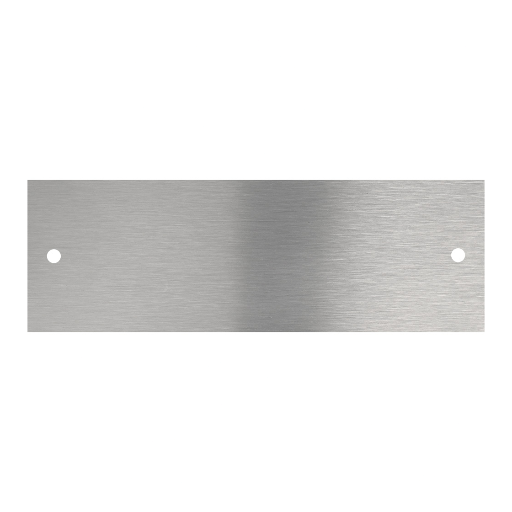 V2A Edelstahlschild in verschiedenen Größen, individuell personalisierbar.