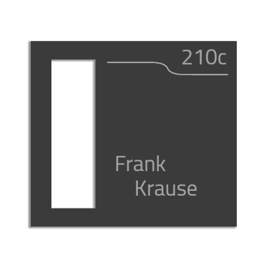 Dekorschild für "Eufy E340"aus V2A Edelstahl - 18 x 20 cm  oder 22 X 10 cm- Weiß / Anthrazit pulverbeschichtet oder Edelstahl gebürstet