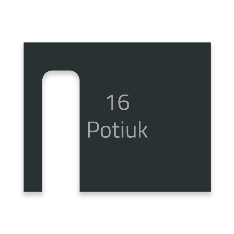 Dekorschild für "Blink Video Doorbell "aus V2A Edelstahl - 20 x 16 cm  oder 20 X 10 cm- Weiß / Anthrazit pulverbeschichtet oder Edelstahl gebürstet
