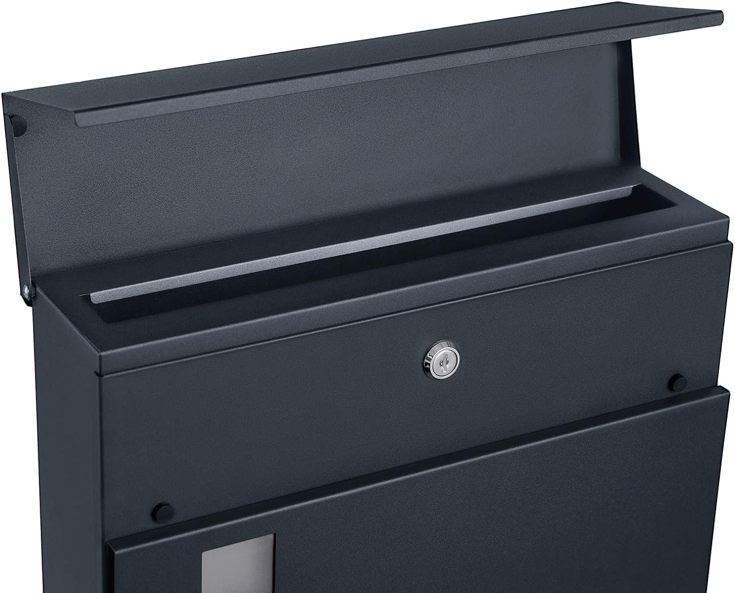 Briefkasten Manhattan anthrazit RAL7016 Einwurf