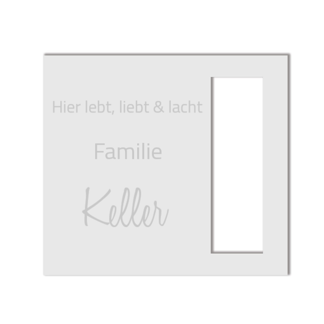 Eufy E340 Dekorschild V2A Edelstahl - 18x20cm & 22x10cm - Laserravur & UV-Druck möglich