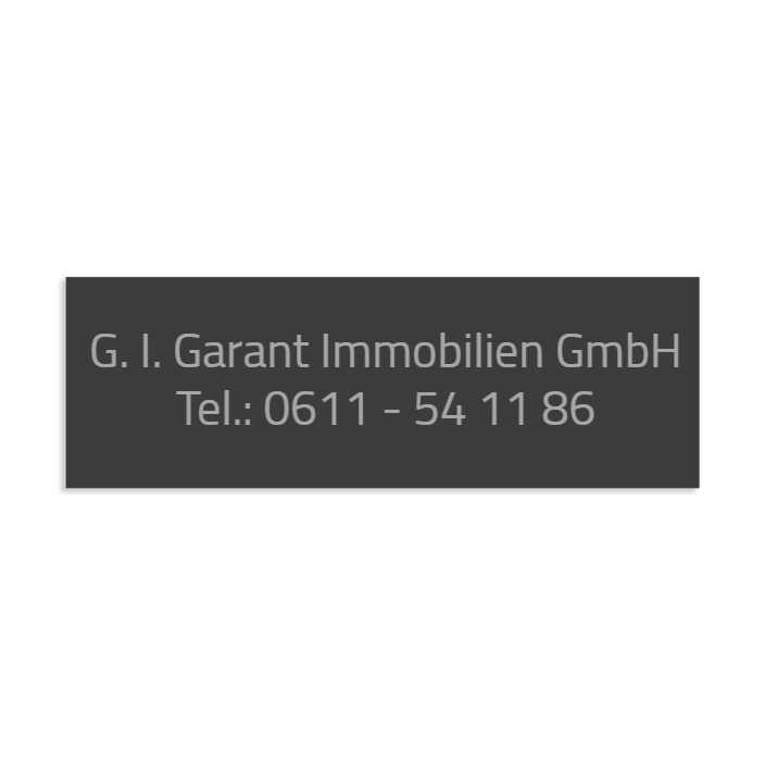Farbige Edelstahlschilder in verschiedenen Größen. Individuell personalisierbar 40 Schriftarten über 200 Motive.