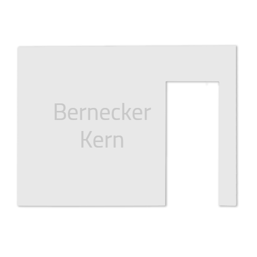 V2A Edelstahl Türschild Ring Doorbell Pro Kabel - Lasergravur & UV-Druck - Weiß/Anthrazit