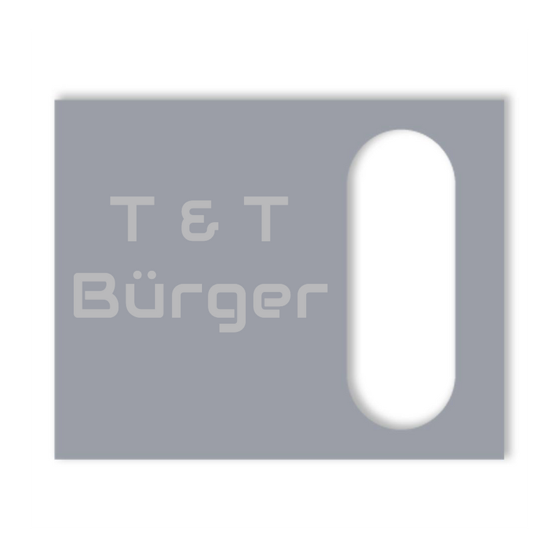 Reolink Türklingel Dekorschild V2A Edelstahl - 20x16cm / 10x23cm