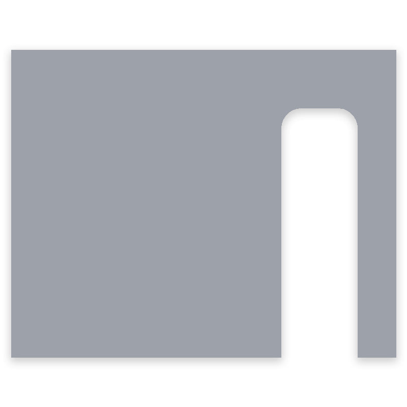 V2A Edelstahl Dekorschild für Blink Video Doorbell - 20x16cm & 20x10cm - Weiß, Anthrazit, Gebürstet