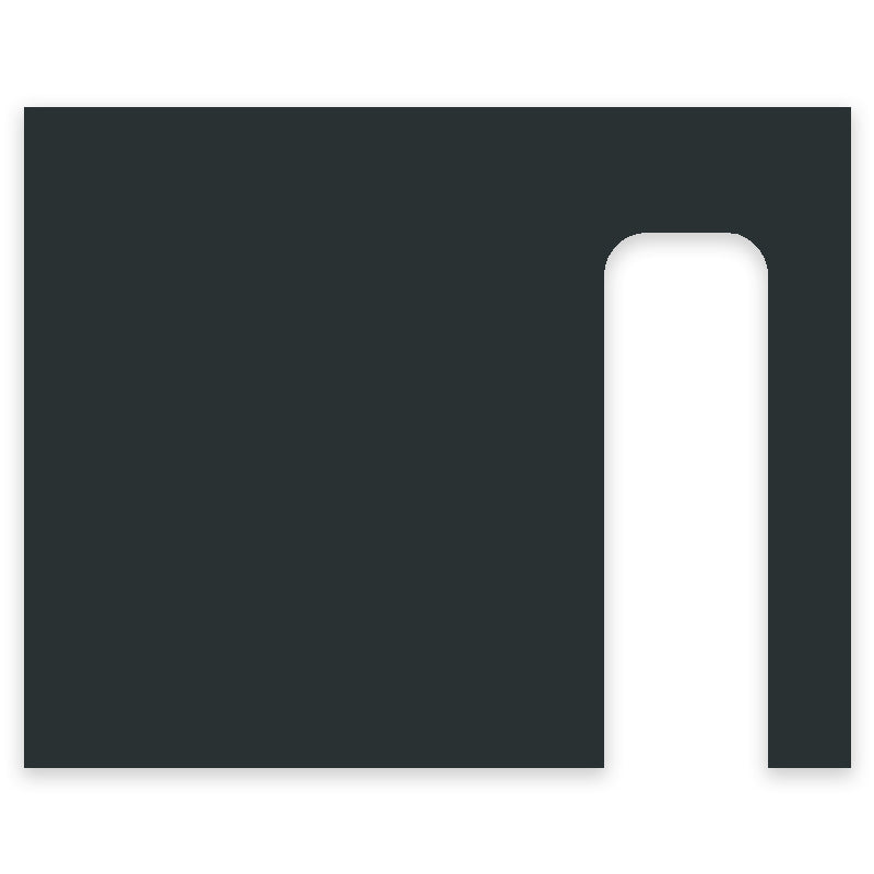 V2A Edelstahl Dekorschild für Blink Video Doorbell - 20x16cm & 20x10cm - Weiß, Anthrazit, Gebürstet