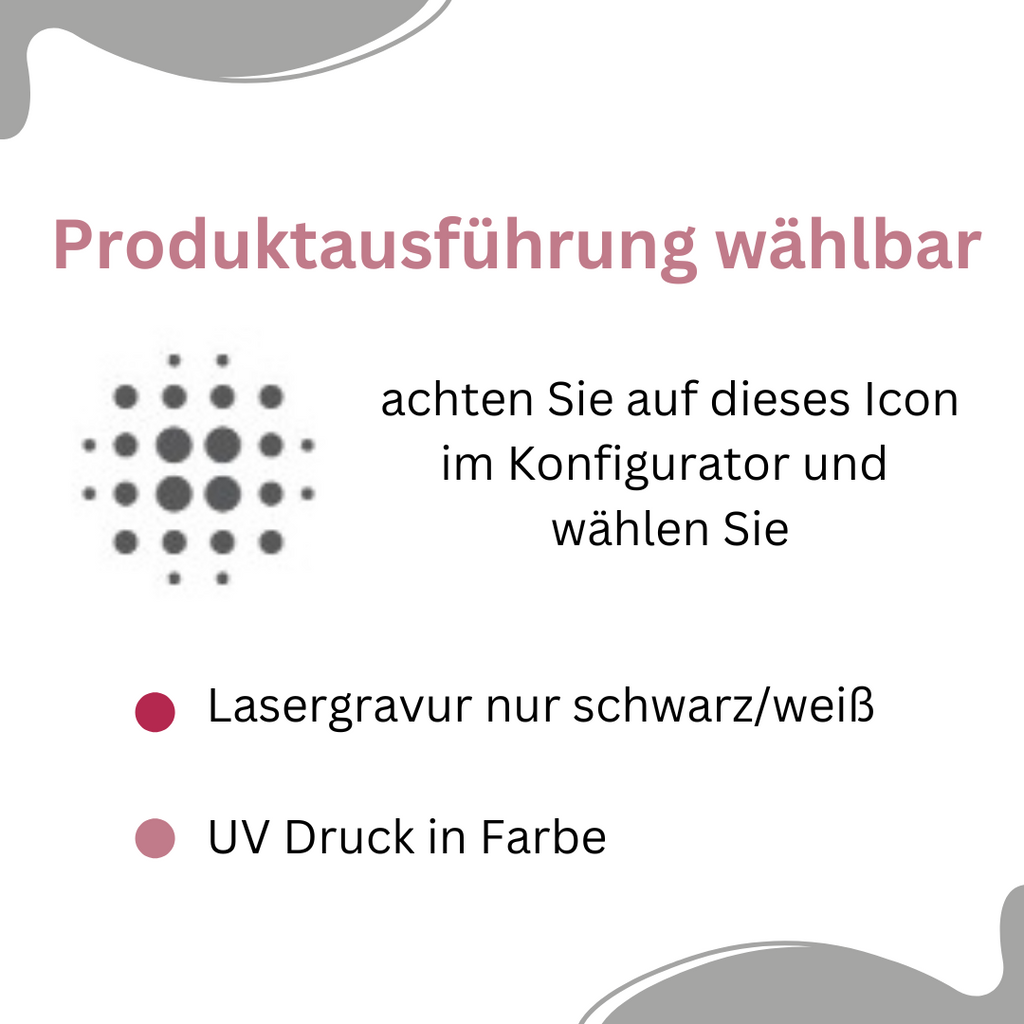 Dekorschild für 