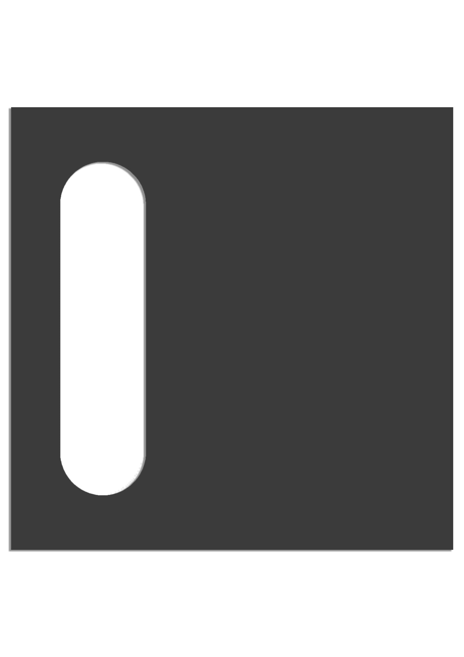 V2A Edelstahl Dekorschild Reolink Video Doorbell - 20x20cm / 25x10cm