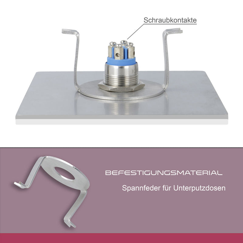 Spannfeder für UP-Dose