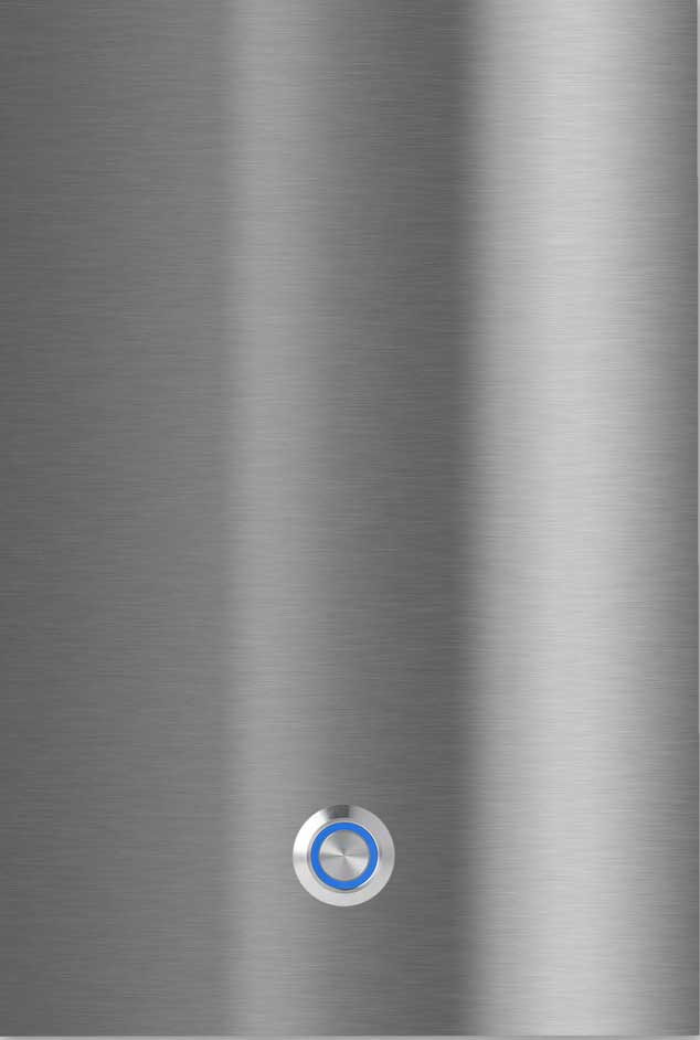 Türklingel Tokio XXL 17x25 cm Edelstahl (V2A) Türklingel - ohne Gravur - Edelstahl, Anthrazit oder Weiß pulverbeschichtet- LED - Aufputz / Unterputz