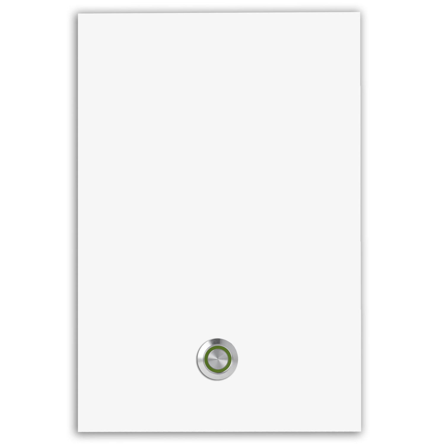 Türklingel Tokio XXL 17x25 cm Edelstahl (V2A) Türklingel - ohne Gravur - Edelstahl, Anthrazit oder Weiß pulverbeschichtet- LED - Aufputz / Unterputz