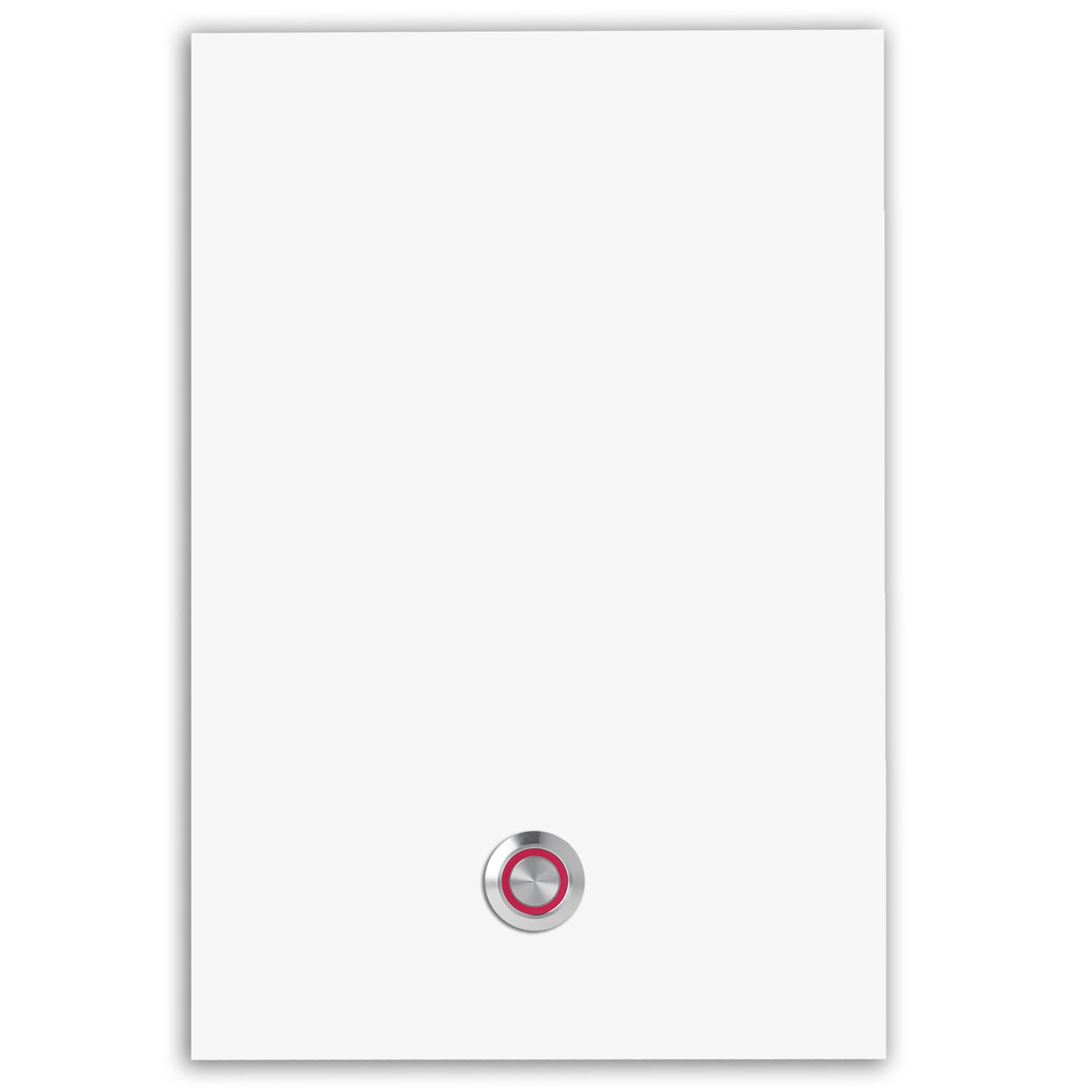 Türklingel Tokio XXL 17x25 cm Edelstahl (V2A) Türklingel - ohne Gravur - Edelstahl, Anthrazit oder Weiß pulverbeschichtet- LED - Aufputz / Unterputz