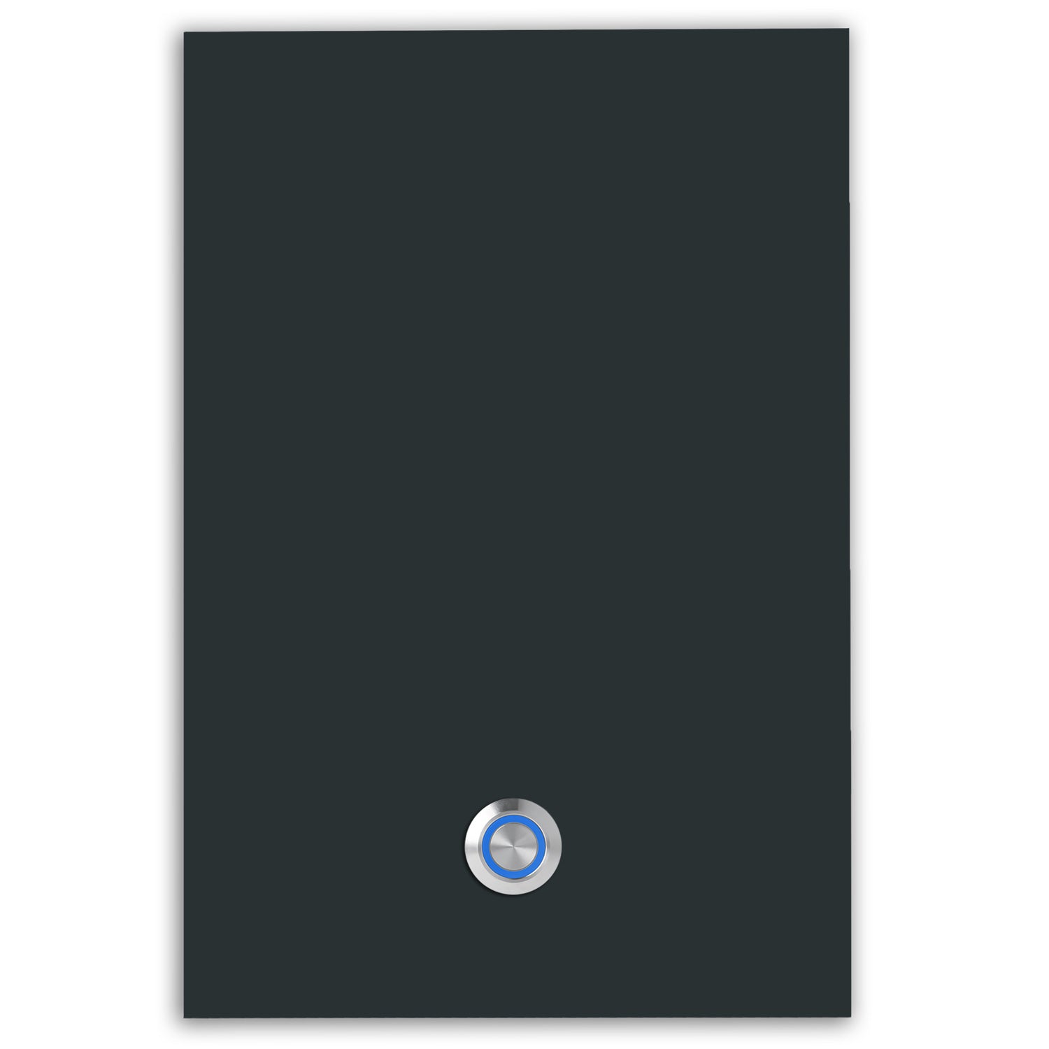 Türklingel Tokio XXL 17x25 cm Edelstahl (V2A) Türklingel - ohne Gravur - Edelstahl, Anthrazit oder Weiß pulverbeschichtet- LED - Aufputz / Unterputz