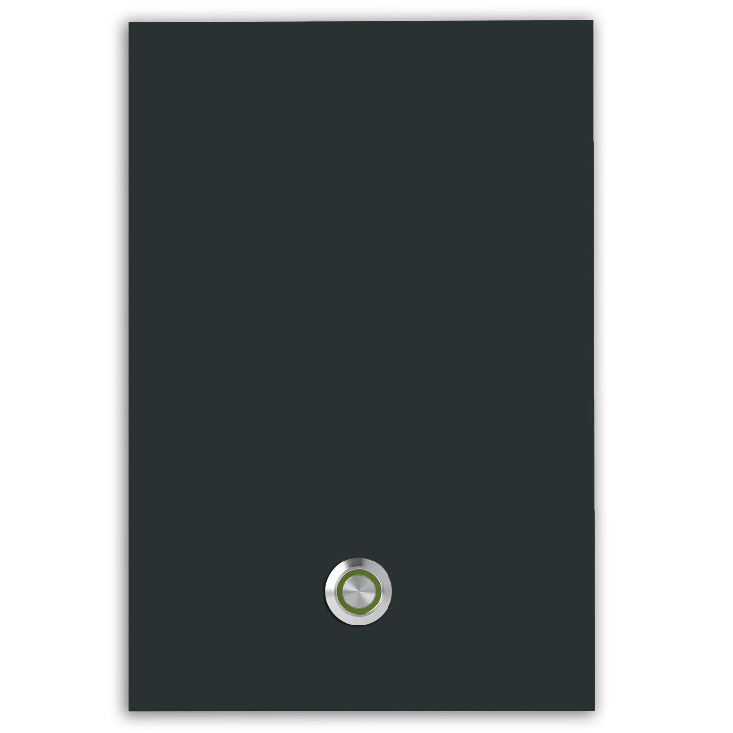 Türklingel Tokio XXL 17x25 cm Edelstahl (V2A) Türklingel - ohne Gravur - Edelstahl, Anthrazit oder Weiß pulverbeschichtet- LED - Aufputz / Unterputz