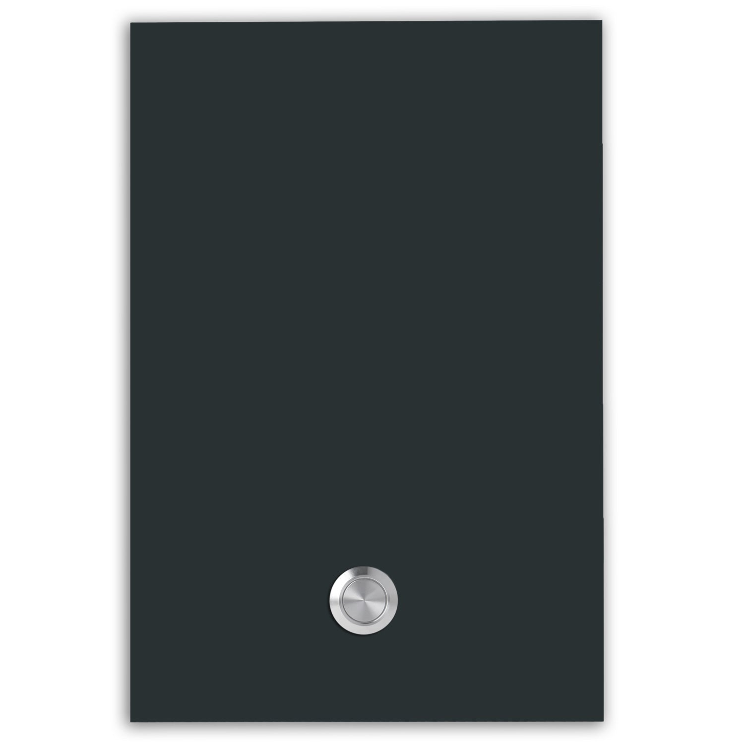 Türklingel Tokio XXL 17x25 cm Edelstahl (V2A) Türklingel - ohne Gravur - Edelstahl, Anthrazit oder Weiß pulverbeschichtet- LED - Aufputz / Unterputz