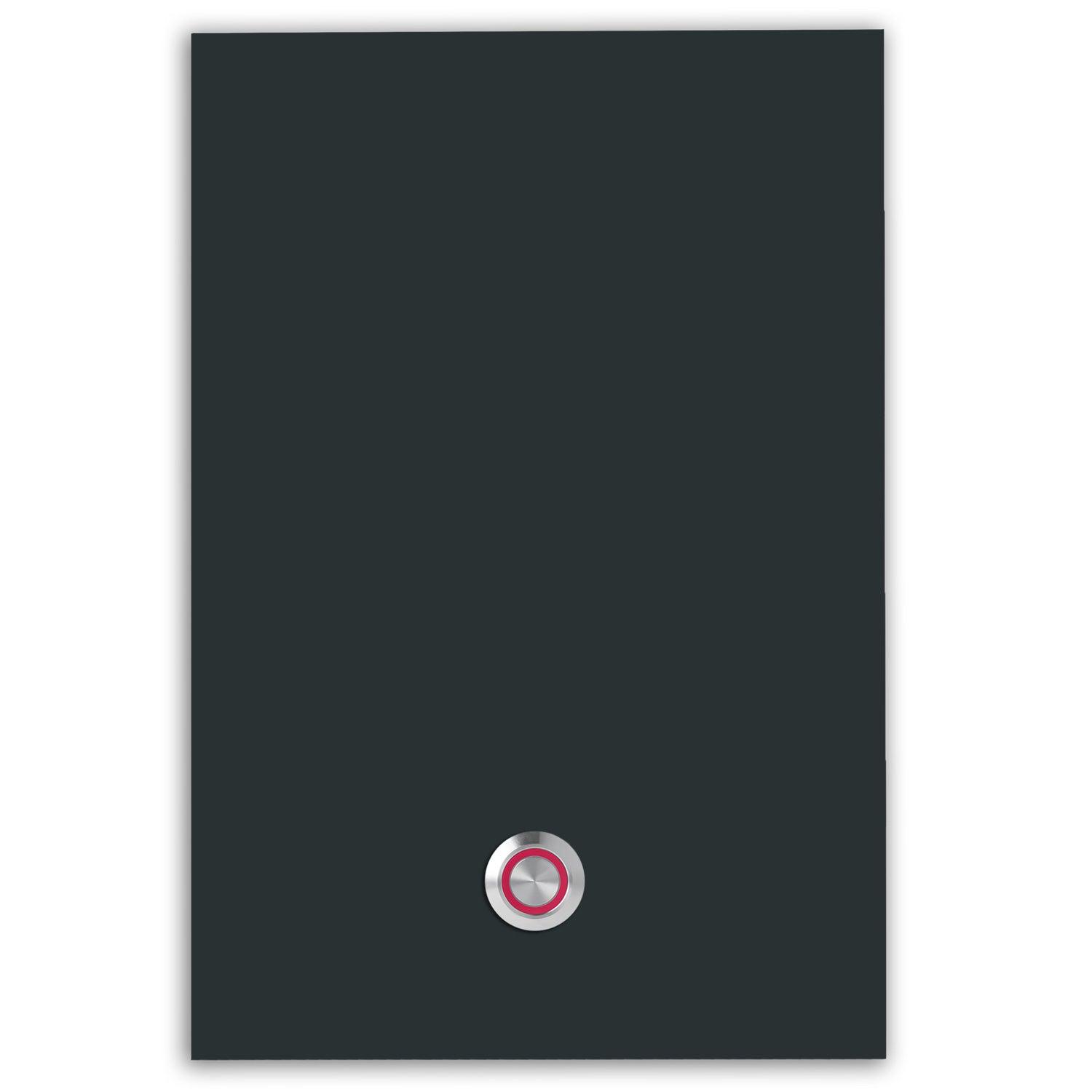 Türklingel Tokio XXL 17x25 cm Edelstahl (V2A) Türklingel - ohne Gravur - Edelstahl, Anthrazit oder Weiß pulverbeschichtet- LED - Aufputz / Unterputz