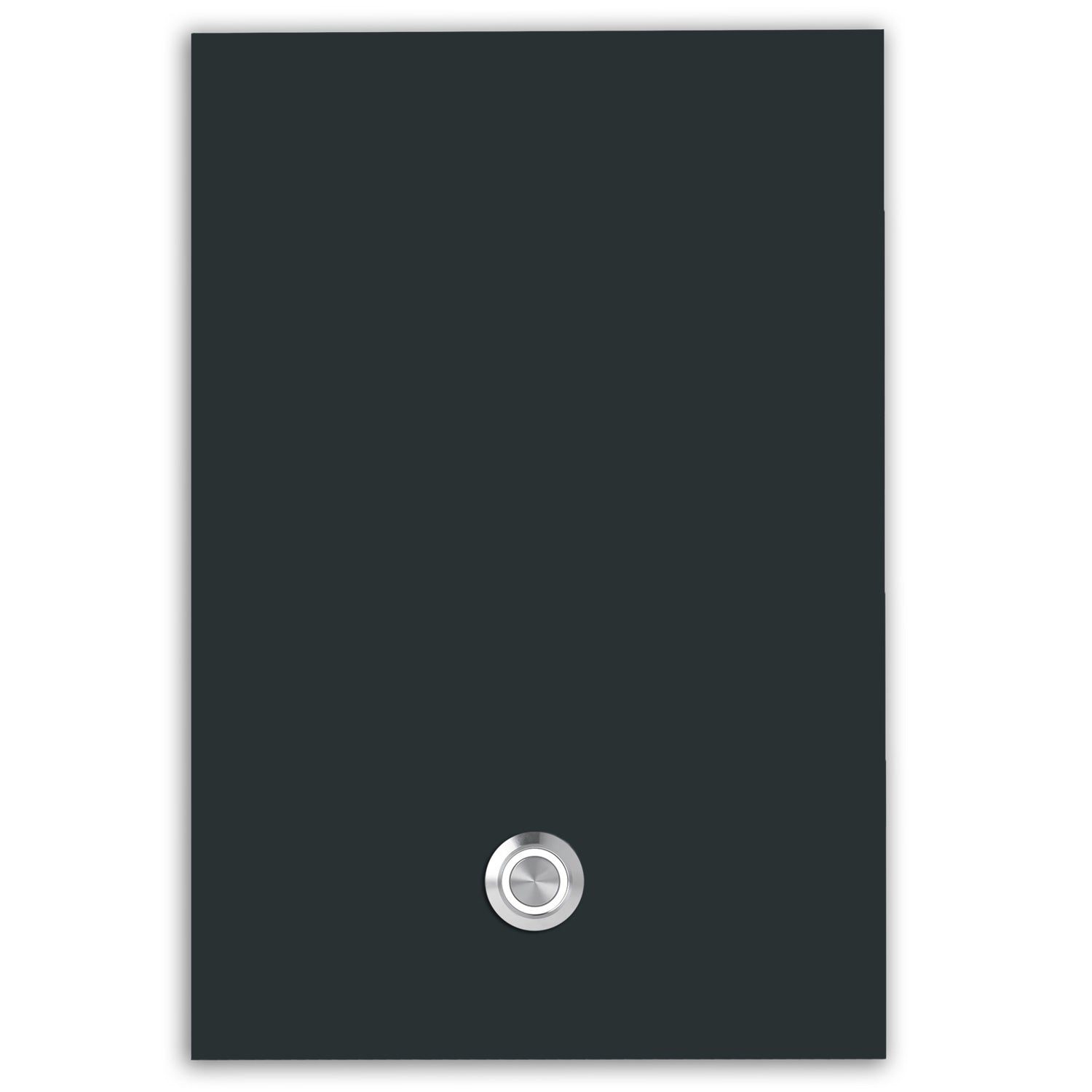 Türklingel Tokio XXL 17x25 cm Edelstahl (V2A) Türklingel - ohne Gravur - Edelstahl, Anthrazit oder Weiß pulverbeschichtet- LED - Aufputz / Unterputz