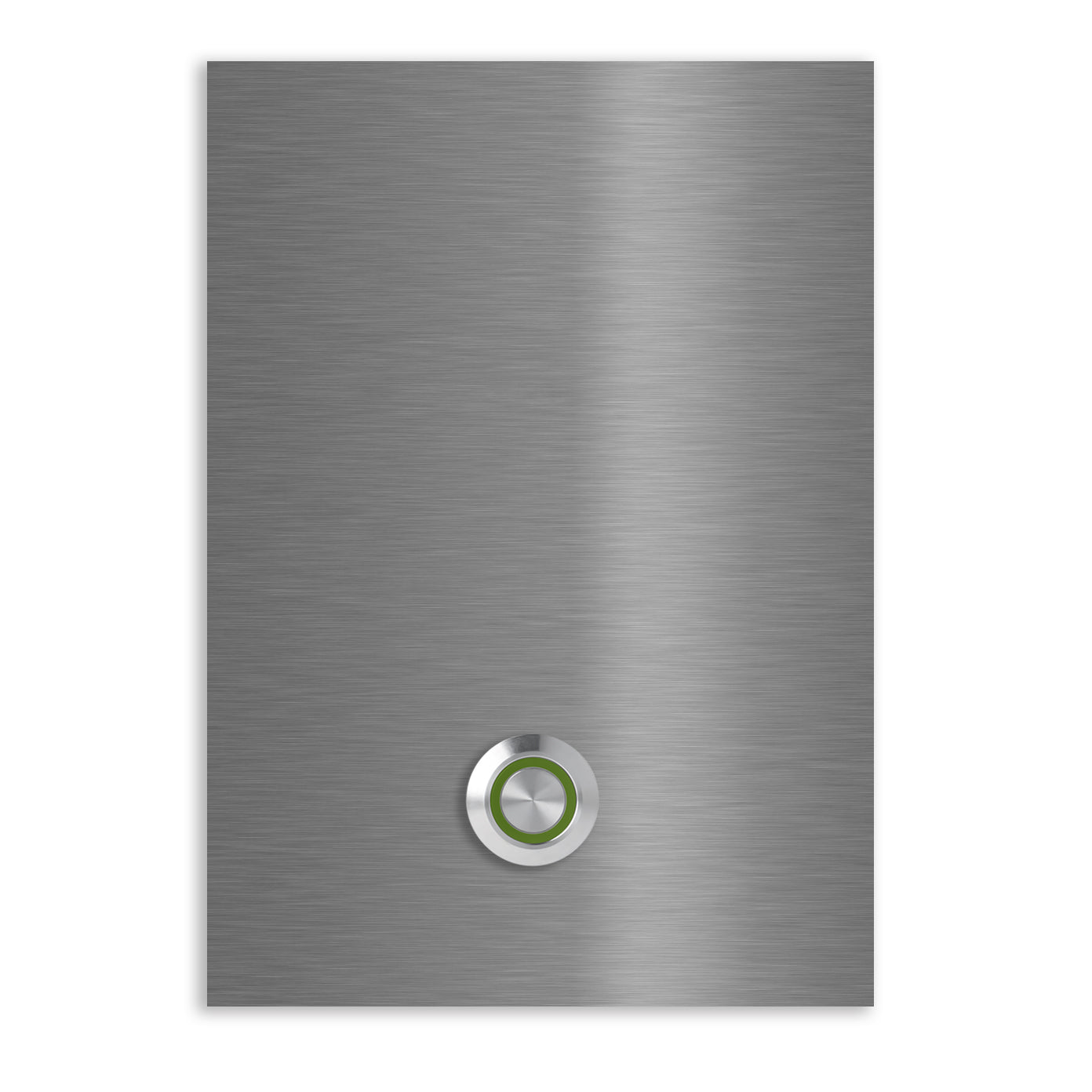 Türklingel Trier 17x12 cm Edelstahl (V2A) Türklingel - ohne Gravur - Edelstahl, Anthrazit, Eisenglimmer db703 oder Weiß pulverbeschichtet- LED - Aufputz / Unterputz