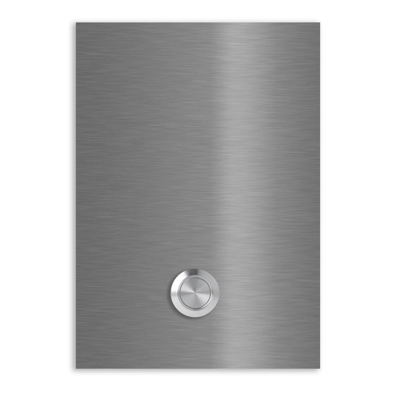 Türklingel Trier 17x12 cm Edelstahl (V2A) Türklingel - ohne Gravur - Edelstahl, Anthrazit, Eisenglimmer db703 oder Weiß pulverbeschichtet- LED - Aufputz / Unterputz