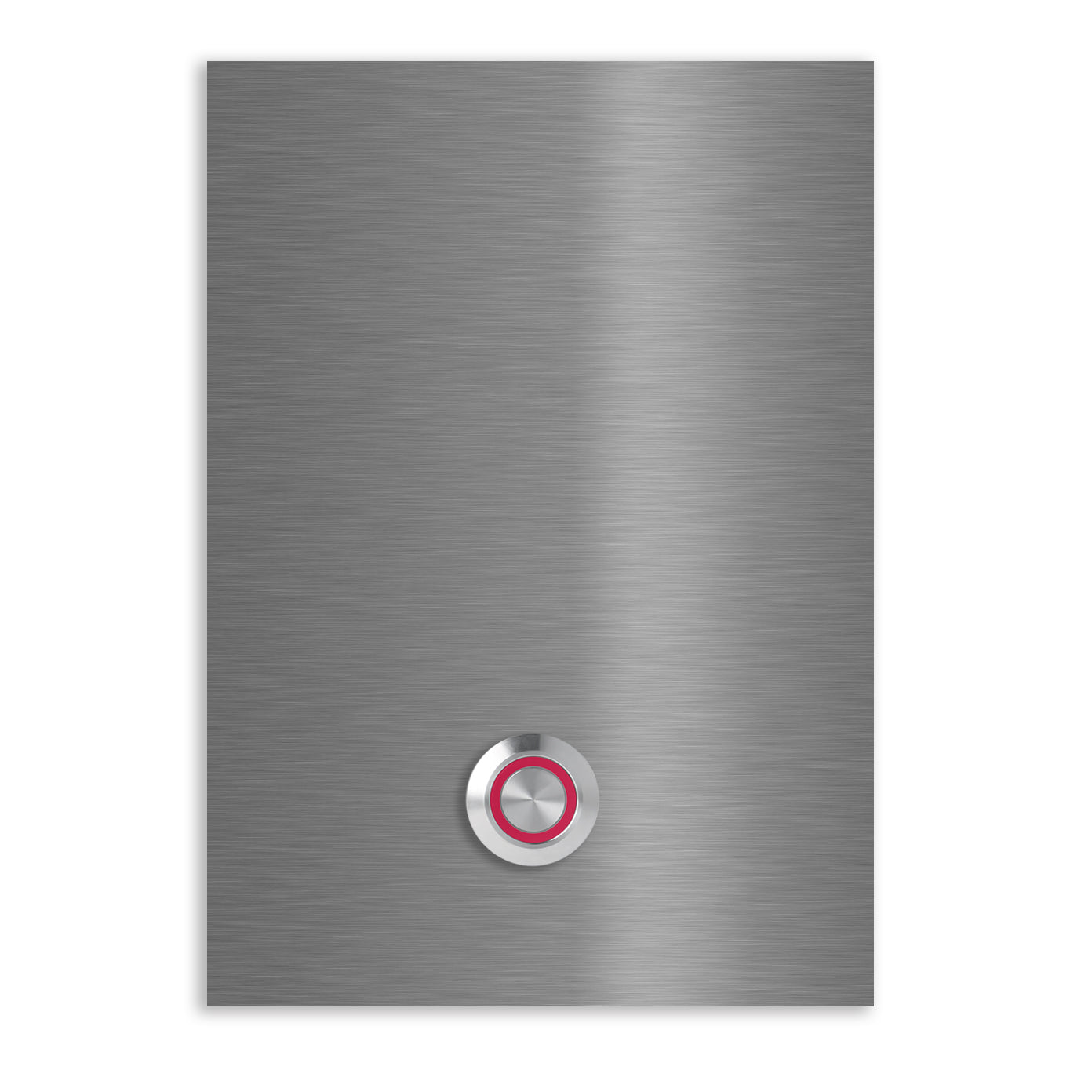 Türklingel Trier 17x12 cm Edelstahl (V2A) Türklingel - ohne Gravur - Edelstahl, Anthrazit, Eisenglimmer db703 oder Weiß pulverbeschichtet- LED - Aufputz / Unterputz