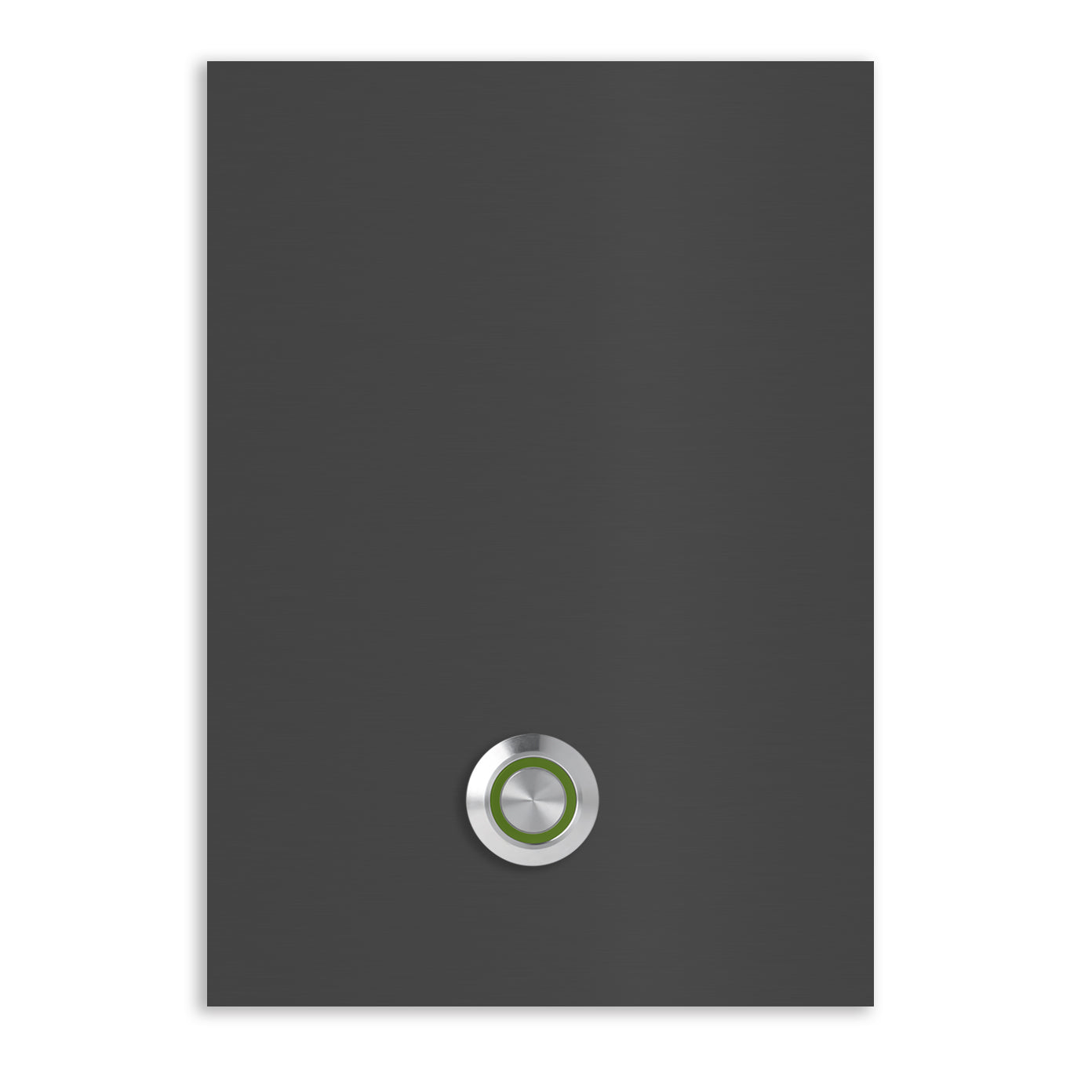 Türklingel Trier 17x12 cm Edelstahl (V2A) Türklingel - ohne Gravur - Edelstahl, Anthrazit, Eisenglimmer db703 oder Weiß pulverbeschichtet- LED - Aufputz / Unterputz