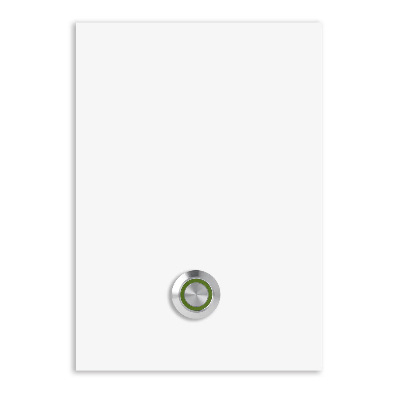 Türklingel Trier 17x12 cm Edelstahl (V2A) Türklingel - ohne Gravur - Edelstahl, Anthrazit, Eisenglimmer db703 oder Weiß pulverbeschichtet- LED - Aufputz / Unterputz