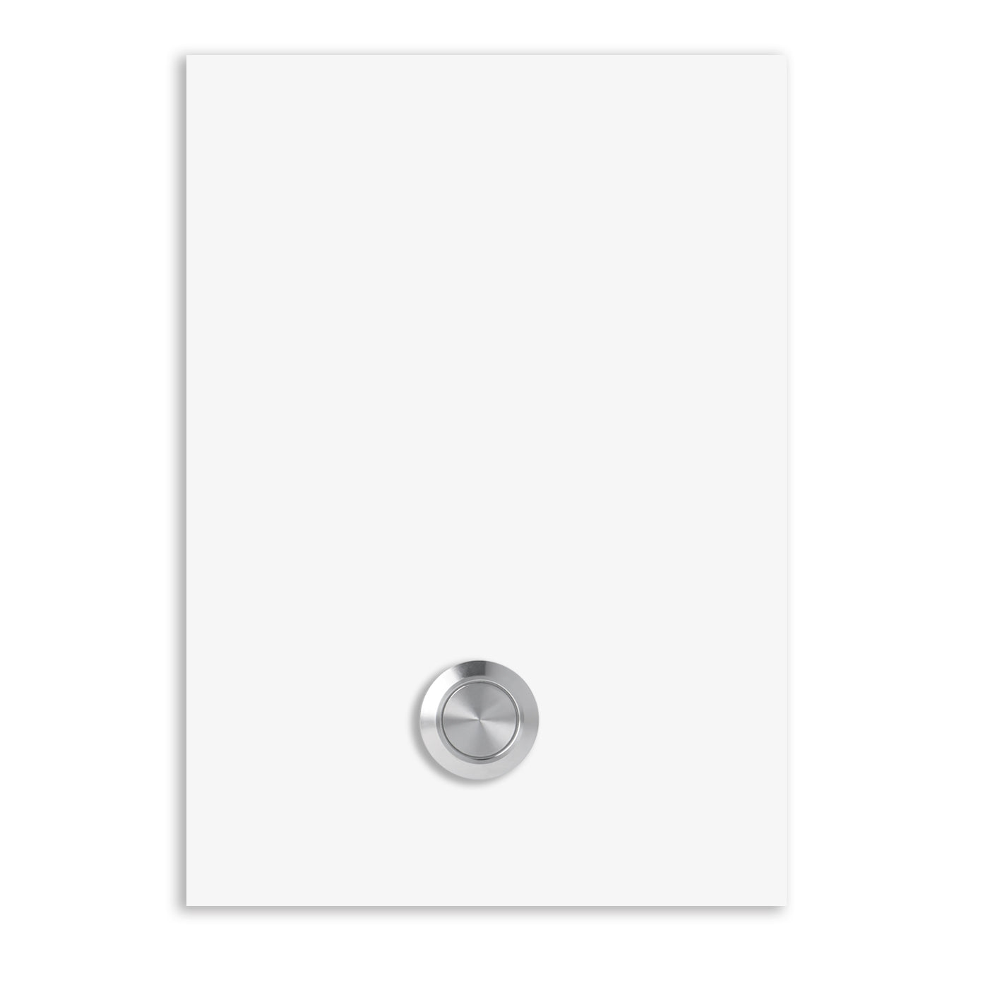 Türklingel Trier 17x12 cm Edelstahl (V2A) Türklingel - ohne Gravur - Edelstahl, Anthrazit, Eisenglimmer db703 oder Weiß pulverbeschichtet- LED - Aufputz / Unterputz