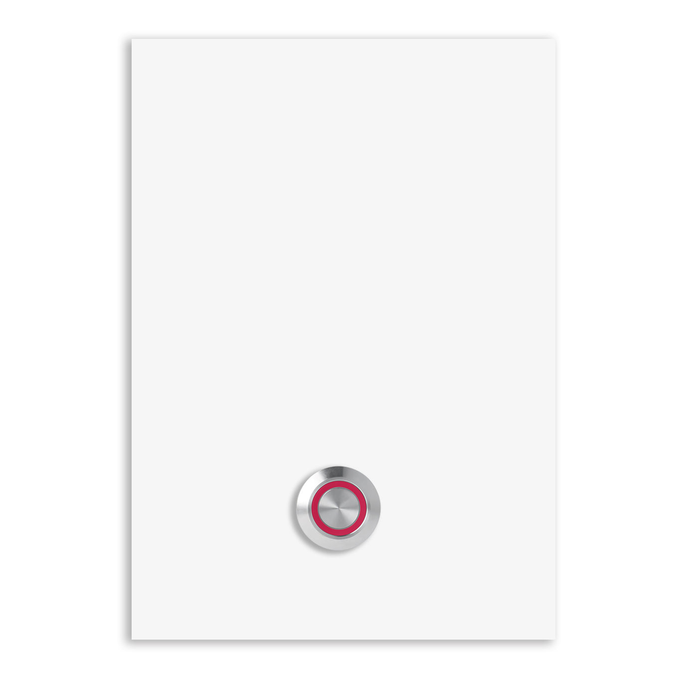 Türklingel Trier 17x12 cm Edelstahl (V2A) Türklingel - ohne Gravur - Edelstahl, Anthrazit, Eisenglimmer db703 oder Weiß pulverbeschichtet- LED - Aufputz / Unterputz