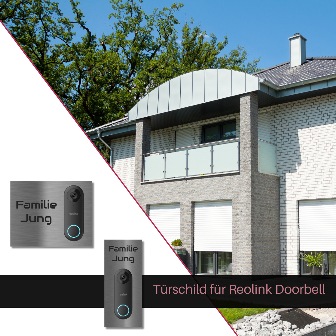 Türschild für Reolink Dorbell