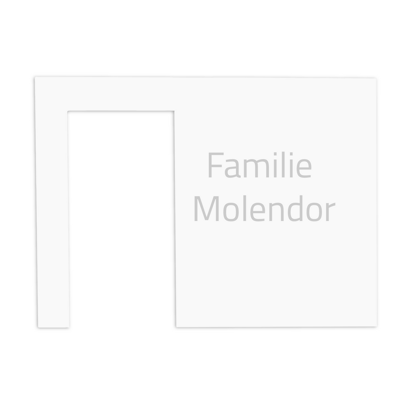 Dekorschild für "Ring Akku-Videotürklingel, Akku-Videotürklingel Plus und Akku-Videotürklingel Pro" aus V2A Edelstahl - 200 x 145 mm oder bei Gravur oben 100 X 200 mm- Weiß / Anthrazit pulverbeschichtet oder Edelstahl gebürstet