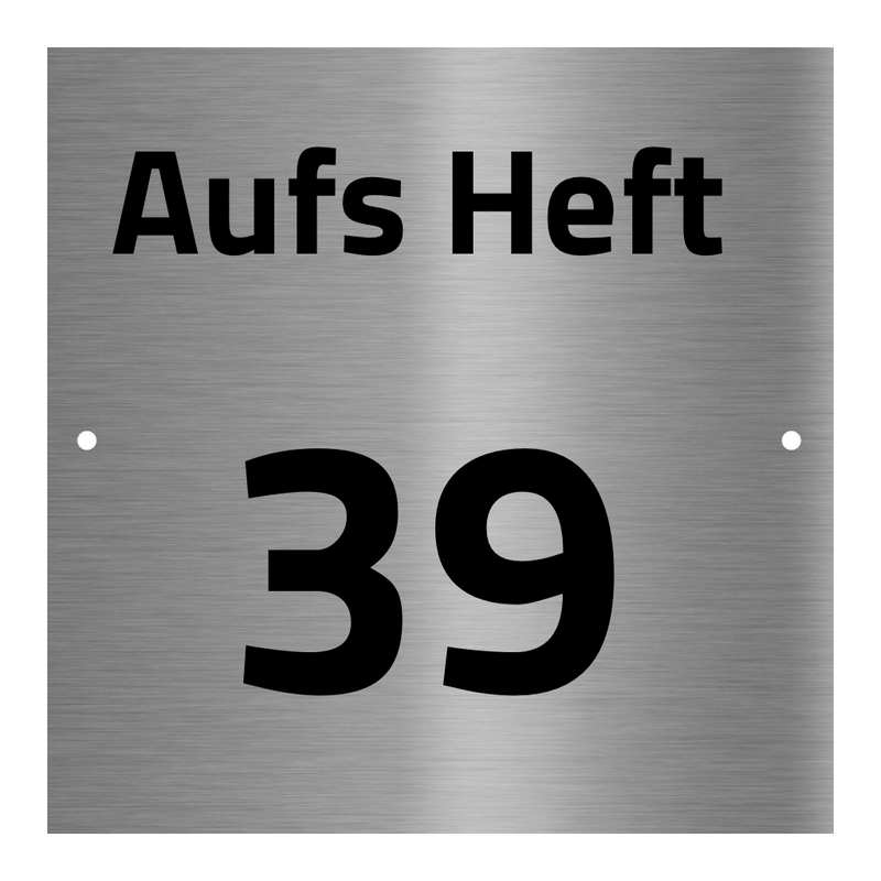 Edelstahl Hausnummernschild graviert 10×10 cm, 15×15 cm oder 20×20 cm