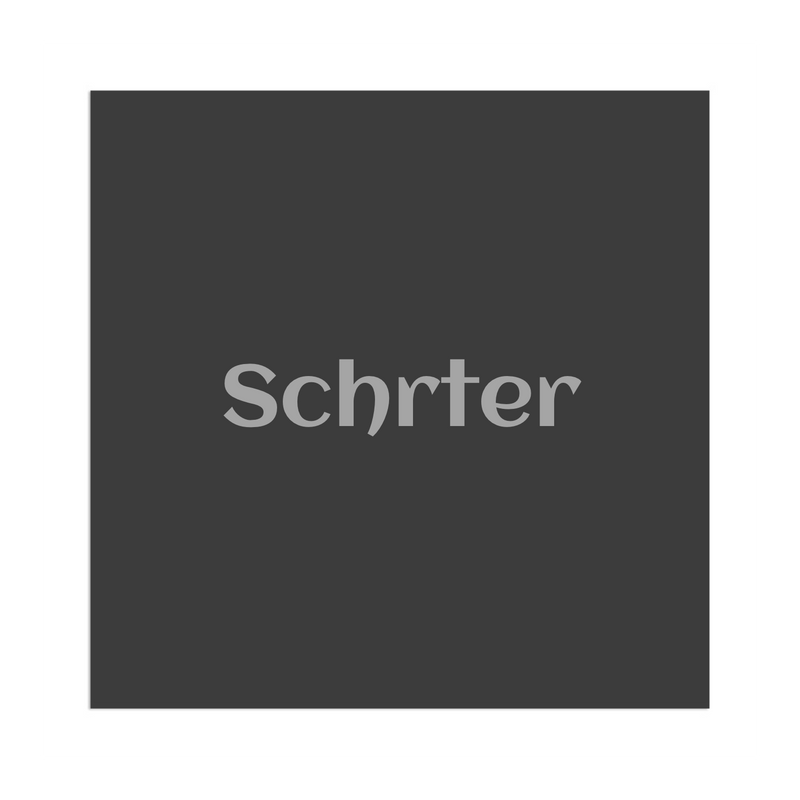 Farbige Edelstahlschilder in verschiedenen Größen. Individuell personalisierbar 40 Schriftarten über 200 Motive.