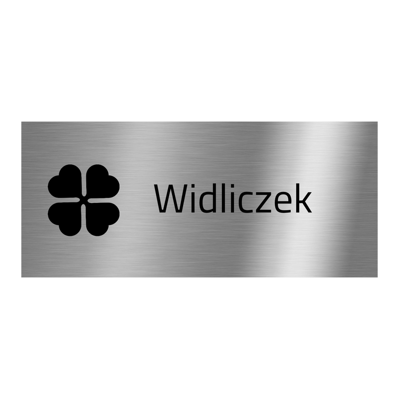 V2A Edelstahlschild in verschiedenen Größen, individuell personalisierbar.