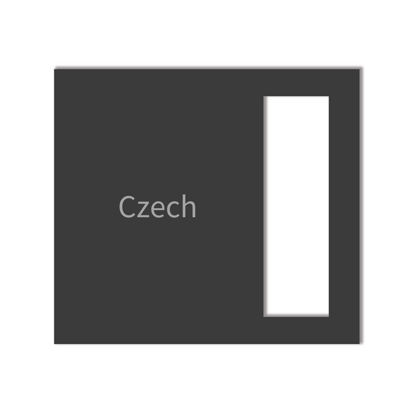 Dekorschild für "Eufy E340"aus V2A Edelstahl - 18 x 20 cm  oder 22 X 10 cm- Weiß / Anthrazit pulverbeschichtet oder Edelstahl gebürstet