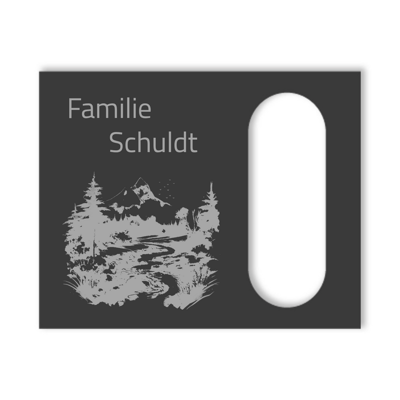 Reolink Türklingel Dekorschild V2A Edelstahl - 20x16cm / 10x23cm