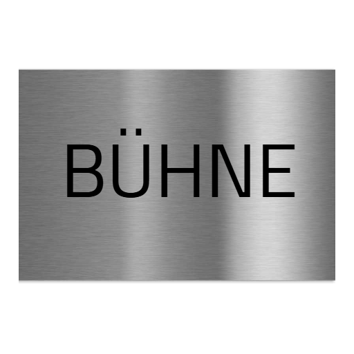 V2A Edelstahlschild in verschiedenen Größen, individuell personalisierbar.