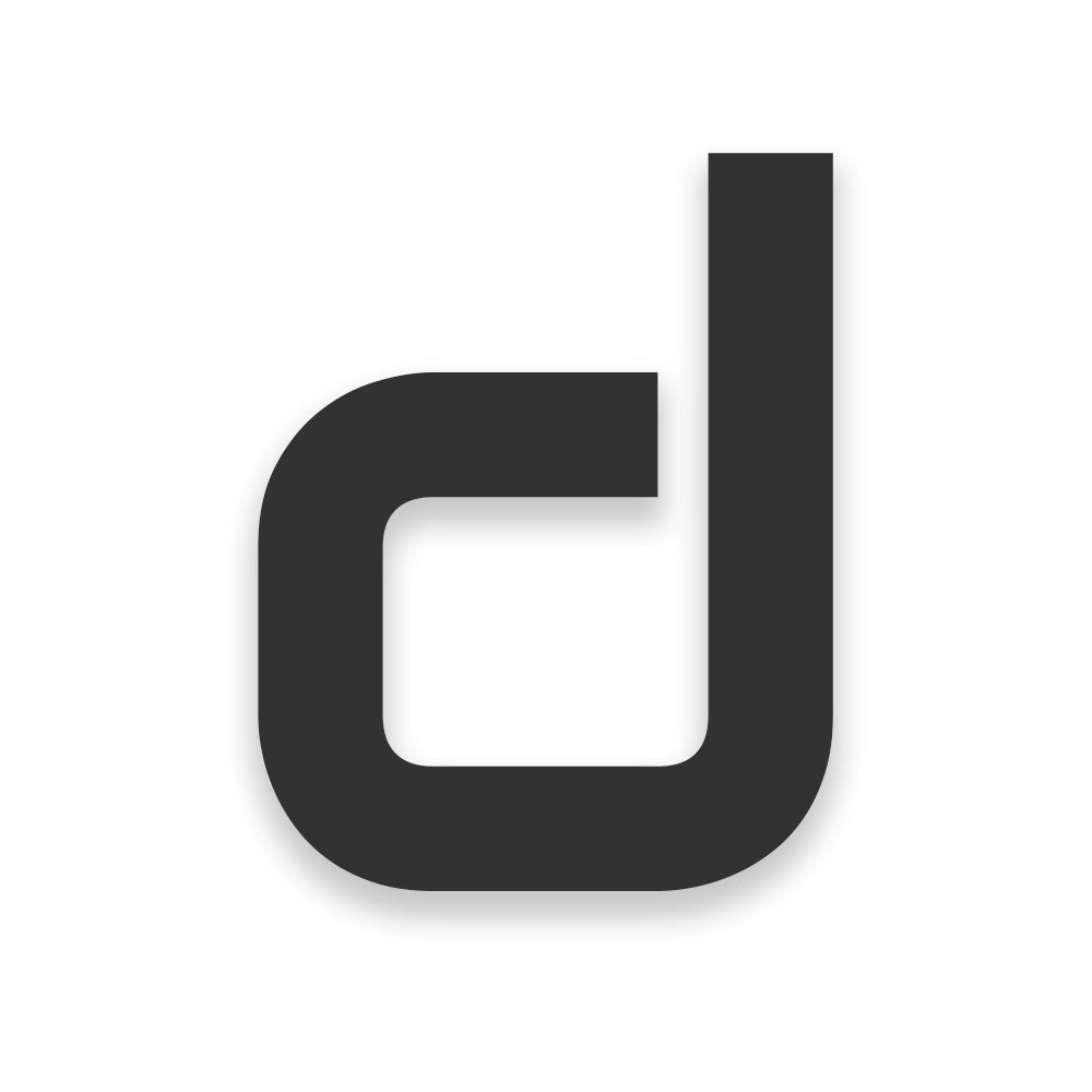 Edelstahl Hausnummern Ziffern und Buchstaben in verschiedenen Höhen wählbar - anthrazit RAL7016 - Schrift AUDIOWIDE